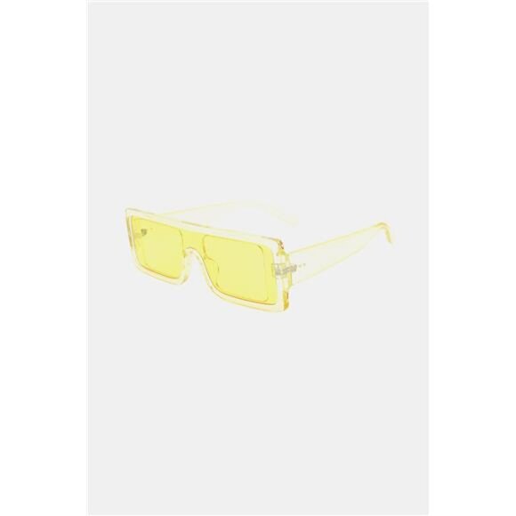 Polycarbonate Frame Rectangle Sunglasses - Picture 7 of 14